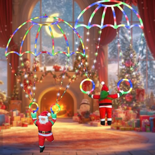 Guirlande lumineuse de décoration de Père Noël pour toit et façade