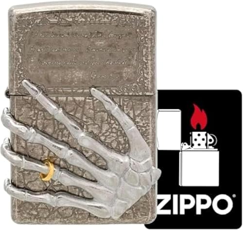 Zippo encendedor de aceite con sticker especial miniatura 2
