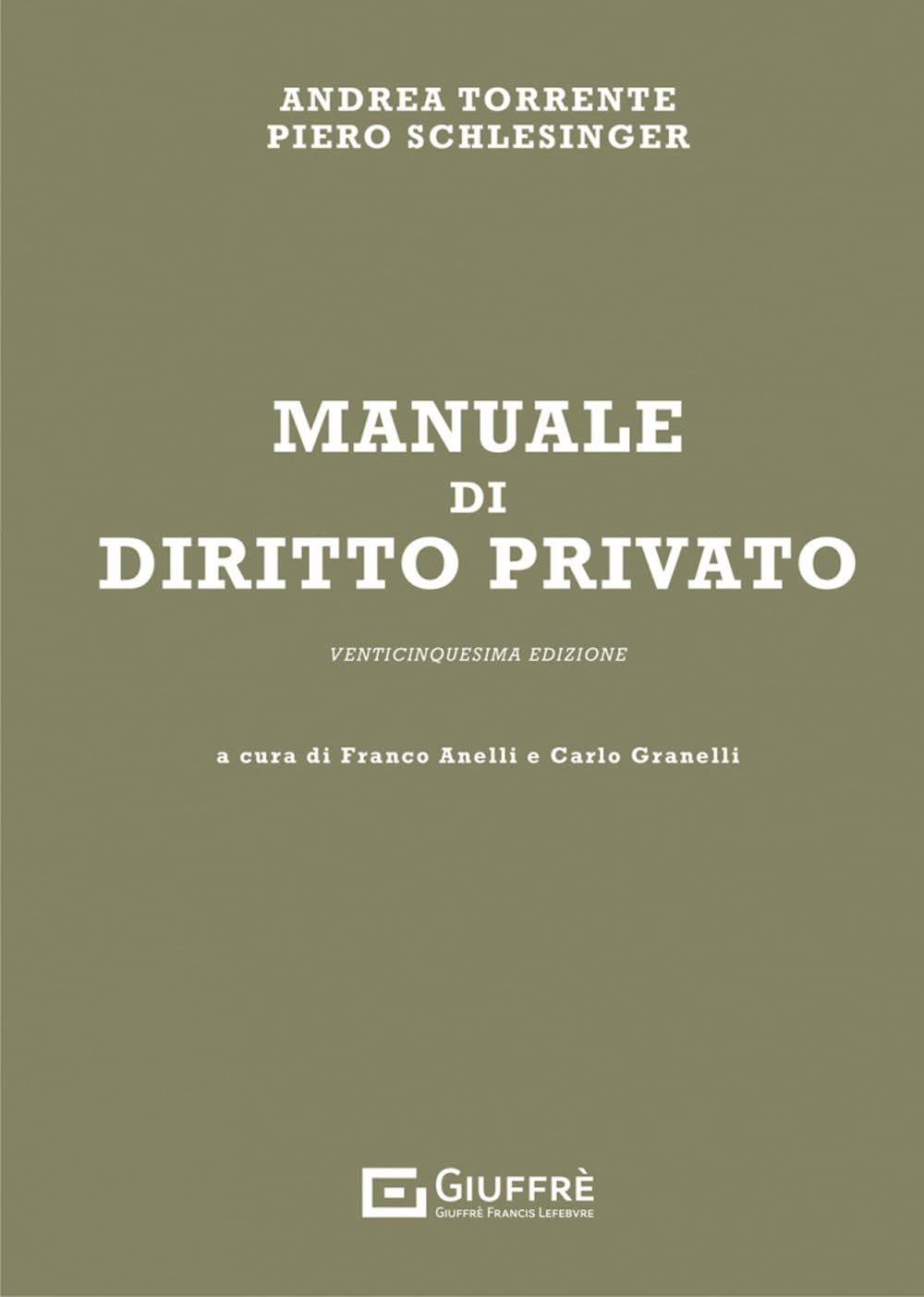 Manuale Di Diritto Privato