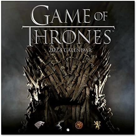 Official Game Of Thrones Wall Calendar 2023 12" x 12" FSC®| 12 Month Planner | Square Wall Calendar 2023 | Family Planner Calendar 2023 | House Of Dragon Calendar 2023 | Game Of Thrones Gifts