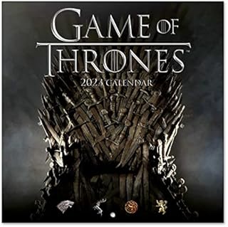 Official Game Of Thrones Wall Calendar 2023 12" x 12" FSC®| 12 Month Planner | Square Wall Calendar 2023 | Family Planner Calendar 2023 | House Of Dragon Calendar 2023 | Game Of Thrones Gifts