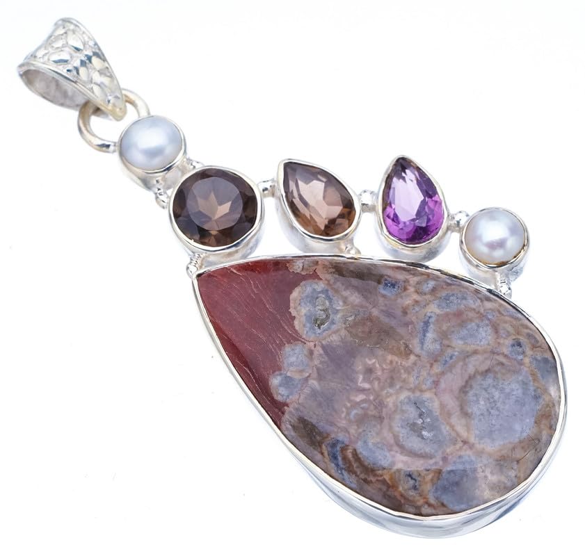 Pendentif Agate Naturelle et Perle De Rivière pour Sublimer Vos Tenues