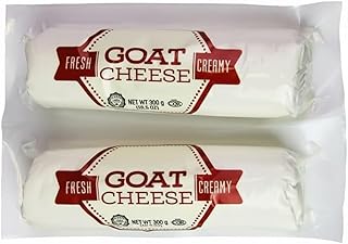 Fresh Goat Cheese, 10 oz, 2-count, Fresh and Creamy; Kosher; Product of Canada.
