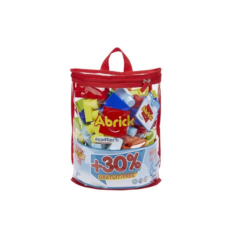 Sac Abrick Ecoiffier 50 pieces cadeau anniversaire idéal pour fille et garçon dès 18 mois