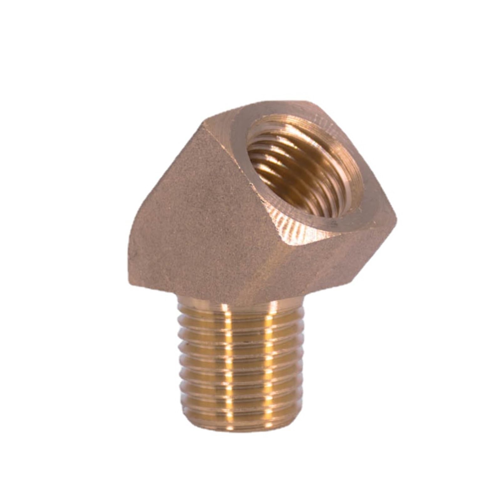 Conector Acoplador De Instalación Tuberías, 1 Unidad, Agua, Gas, Fue | NPT hembra a macho codo en ángulo de 45 grados(5 pcs,NPT-1/2")