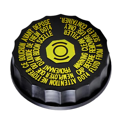 Adunsiaoto Deckel Für Bremsflüssigkeitsbehälter, Deckel Des Bremsflüssigkeitsbehälters Einfülldeckel, Ölbehälter Tank Staubschutz, Auto-Bremsflüssigkeitsbehälter Flasche Tankdeckel Abdeckung Ersetzen