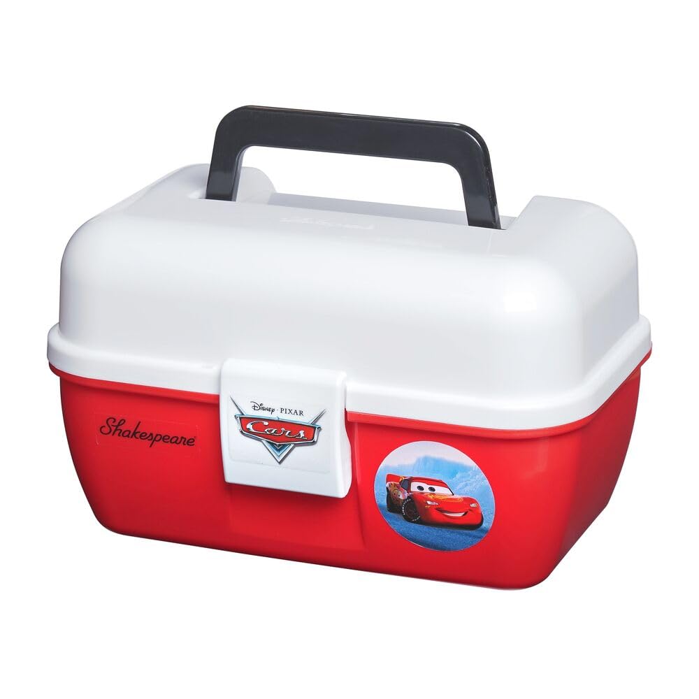 Shakespeare Disney Kids Fishing Tackle Box - Cars Bait Storage