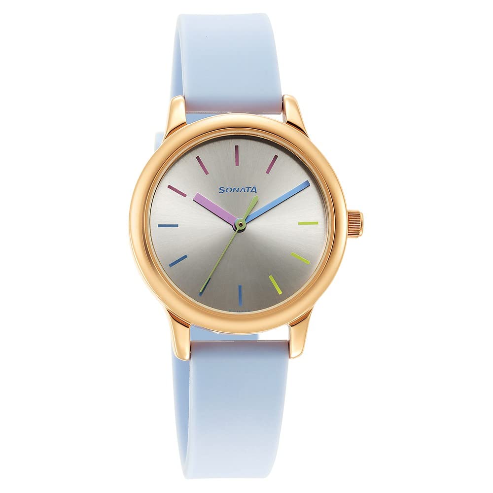 Sonata Splash Silver Dial Women Watch with Plastic Strap-8178WP01 (B0BS3LCJCD) Amazon Price History, Amazon Price Tracker