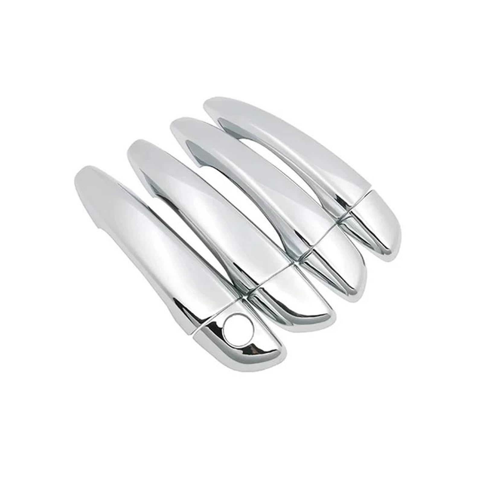 Fkhbzm Style 2 Lhd Car Door Handle Covers Trim Chromium Styling Exterior For Opel For Corsa F For Vauxhall For 2020-2023(Style 2)