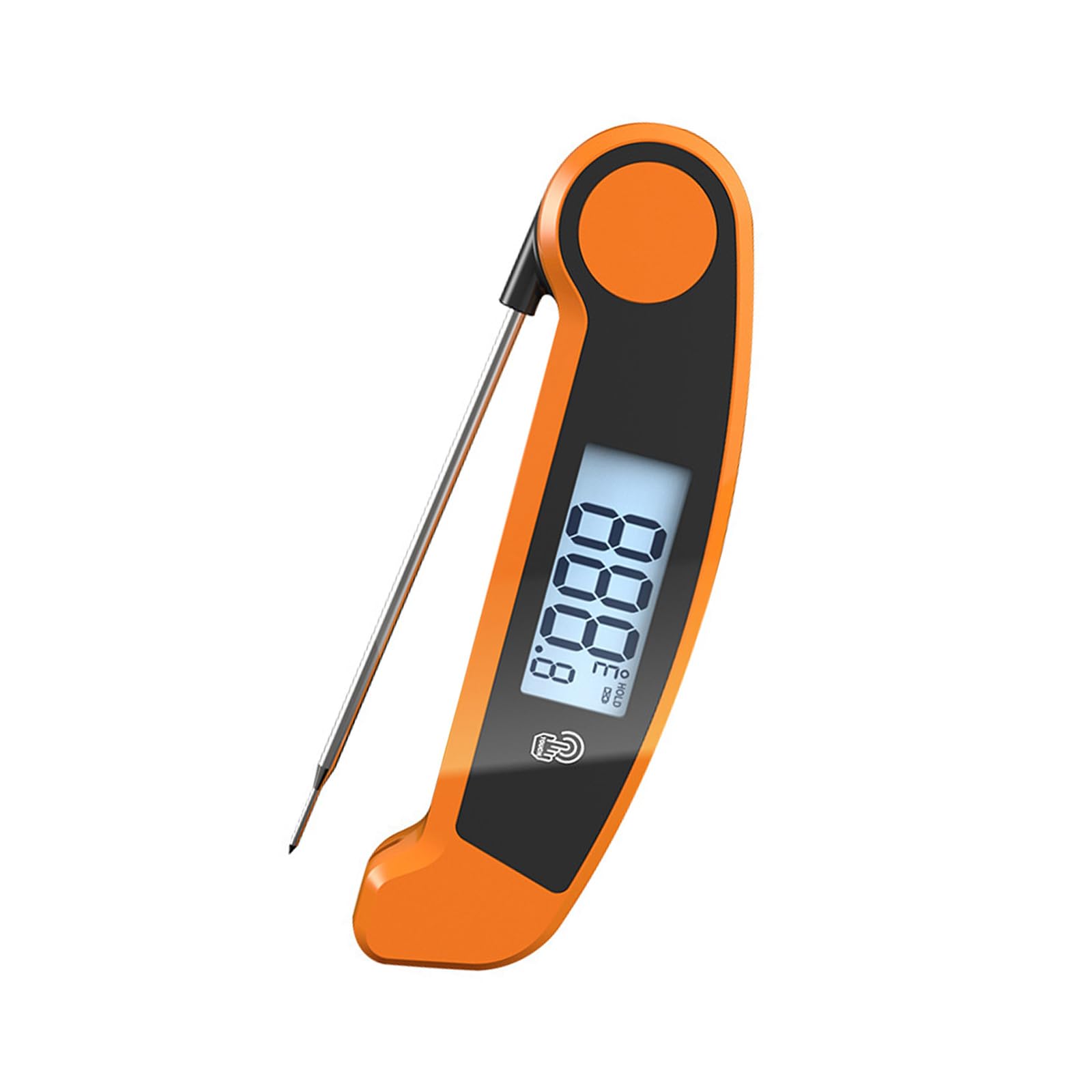 Kalttoy Multipurpose Cooking Thermometers with Foldable Probe High Sensors for Meat Baking Battery Less Operations Battery Less Cooking Thermometers