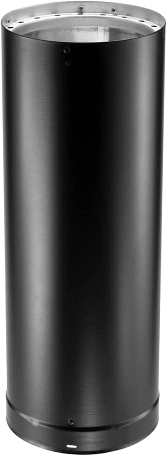 M&G DuraVent Simpson Duravent Double Wall Black Pipe Close