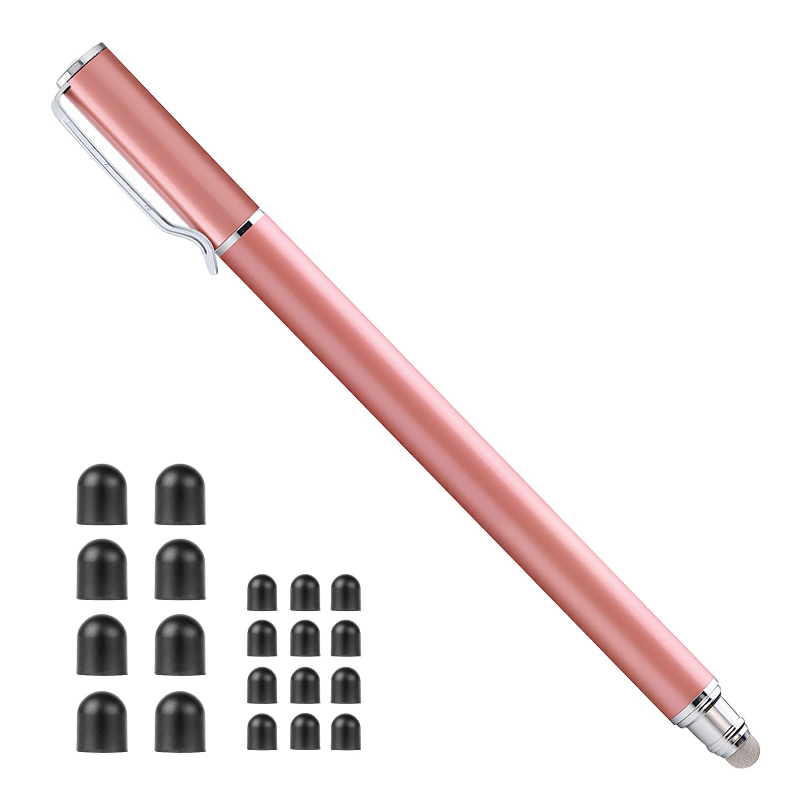 Confezione da 2 penne stilo viola e rosa per bambini, regali per la festa dei bambini, stilo per tutti i tablet, compatibile con iPad, tablet Kids e tutti i dispositivi touchscreen