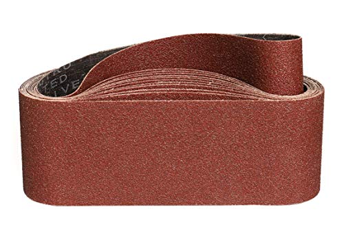 IROKCAKPT エンドレスベルト 76x533mm #240番 サンディングベルト(10本組)サンダー替研削ベルト 木工DIY 作業ベルト,錆落とし、研磨 バリ取りなどで使用