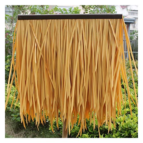 Jdjxynsrt ZJGZDCPHDPB Gelbe Kunststroh Dachschindel 20 Stück