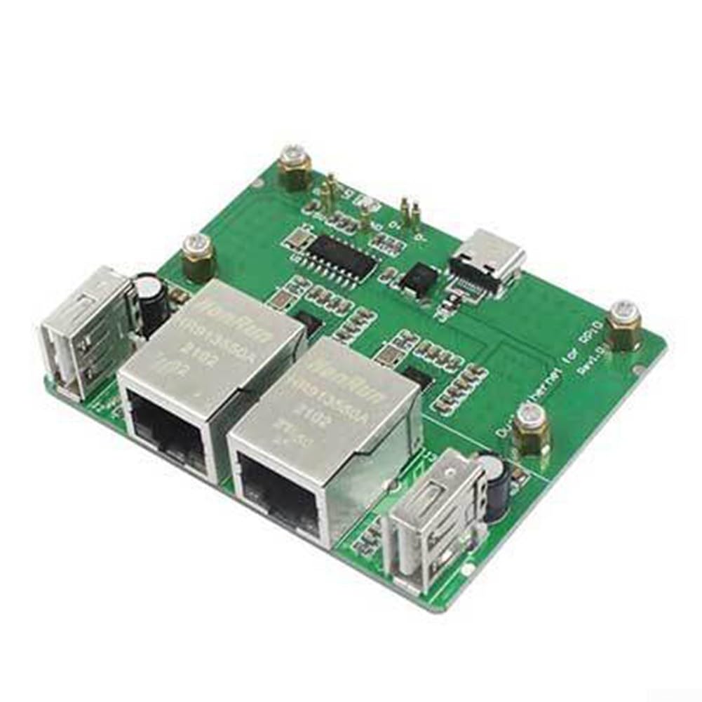 Carte d'extension Raspberry Pi Zero 2 W double Ethernet RJ45 routeur USB embarqué