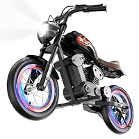 EVERCROSS Moto Eléctrica para Niños, Motor 150W, 2 Velocidades 8/16 km/h, Autonomía de 15 km, Neumáticos Inflables de 12”, Motocross Eléctrica para Niños de 3 a 12 Años