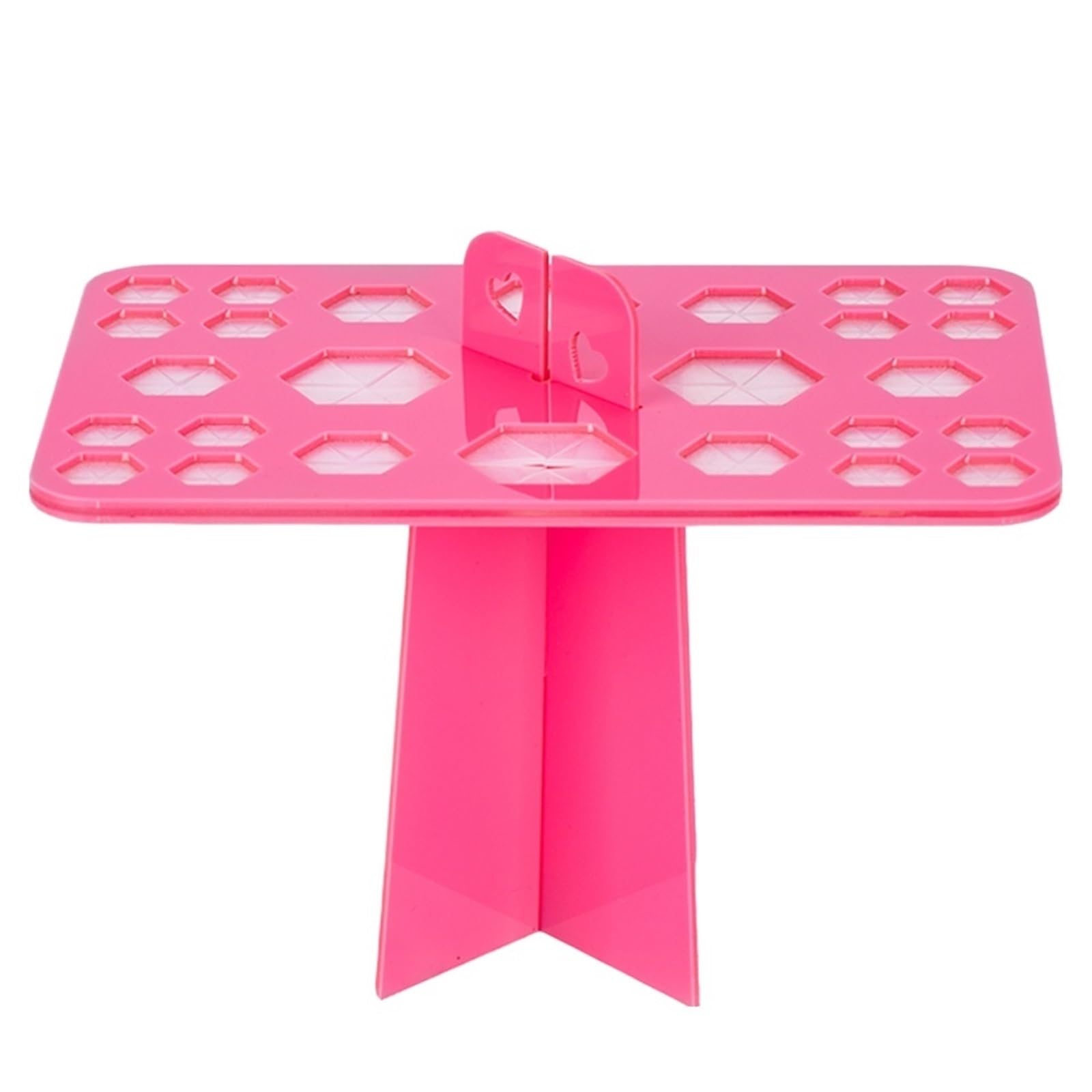 WLIHDB 2Pcs Holes Stand Makeup Brush Organizer Tree Dry Holder Brushes Accessories Cosmetic Aside Hang Tool for Makeup Brushes(Color5)