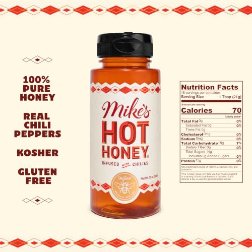 Image of Mike's Hot Honey Original Hot Honey Infused With Chili Peppers, 10oz 2 Pack