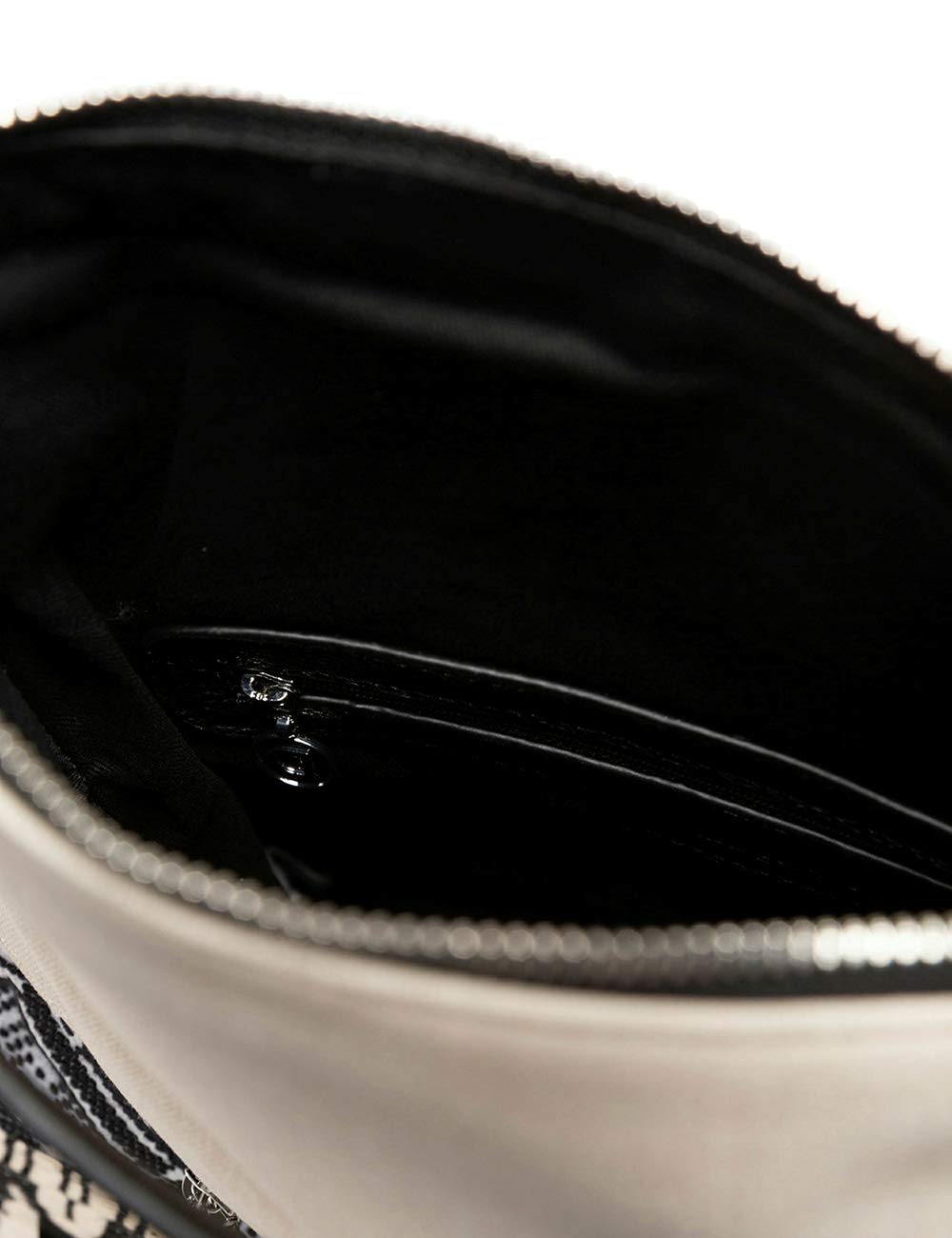 Desigual Women's BOLS_Black White Folded, Blanco, U