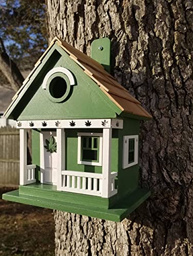 Happy Gardens Cannabis Cottage Birdhouse