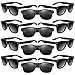 Morcheiong 12 Pack Party Sunglasses in Bulk for Birthday Summer Party Goody Bag Fillers Favors (Black)