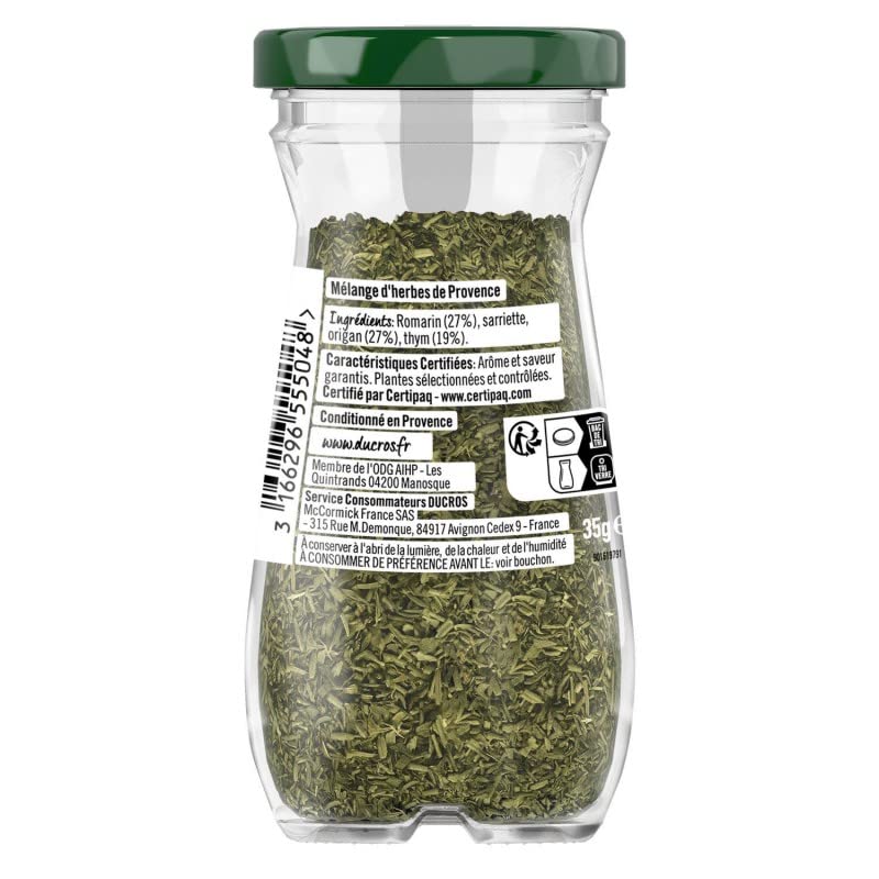 HERBES DE PROVENCE 35G, DUCROS, LOT DE 3