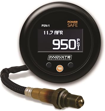Innovate Motorsports 3893 38930 PSN-1 POWERSAFE Nitrous Bottle Pressure & WIDEBAND AIR/Fuel Ratio Gauge KIT