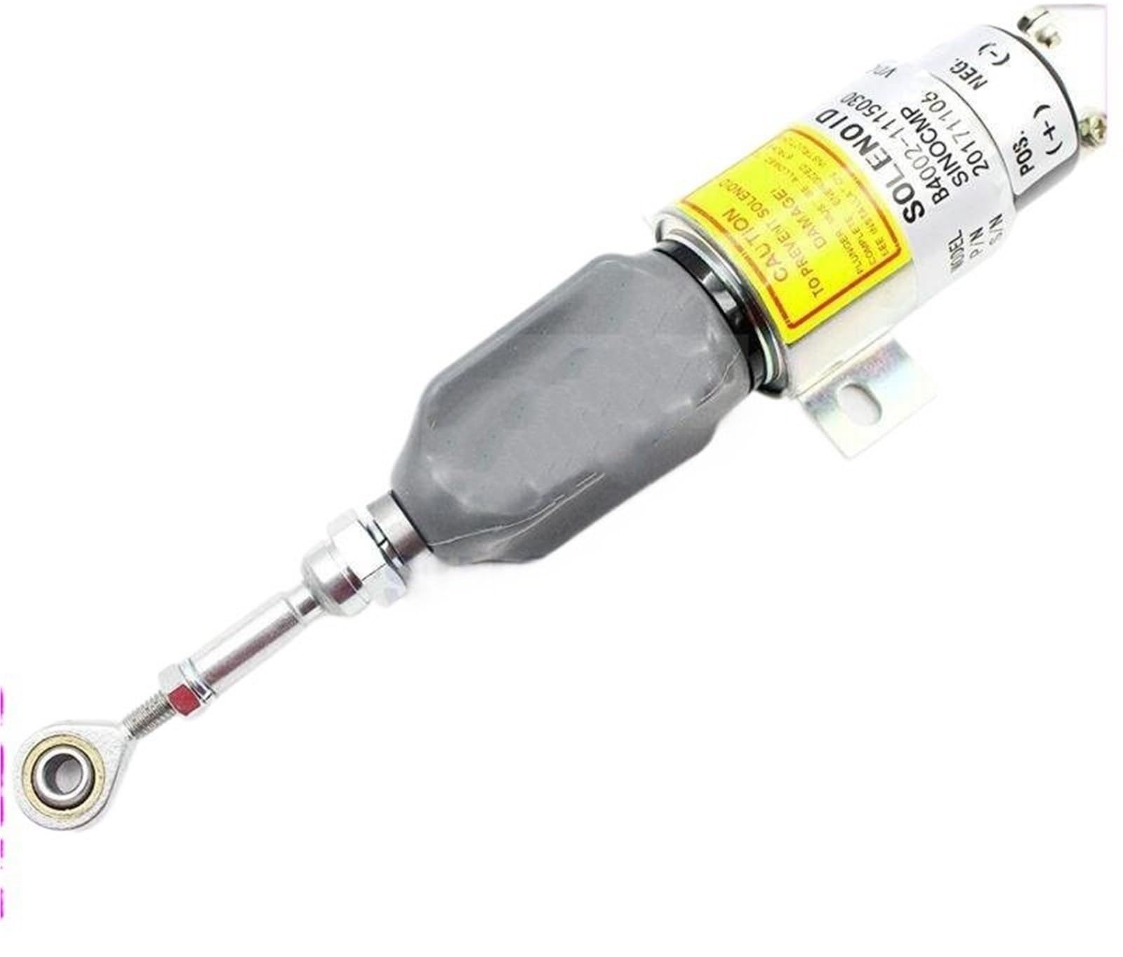 Solenoide de corte de combustible Válvula solenoide de corte de combustible de 24 V B4002-1115030, compatible con solenoides de sistemas de escape de piezas de excavadoras Mitsubishi. Parada de Corte