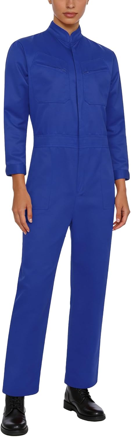 Linjinx Mechanic Suit for Men Coveall Women Boiler Suit Mechanic Jumpsuit Working Coveralls Halloween
