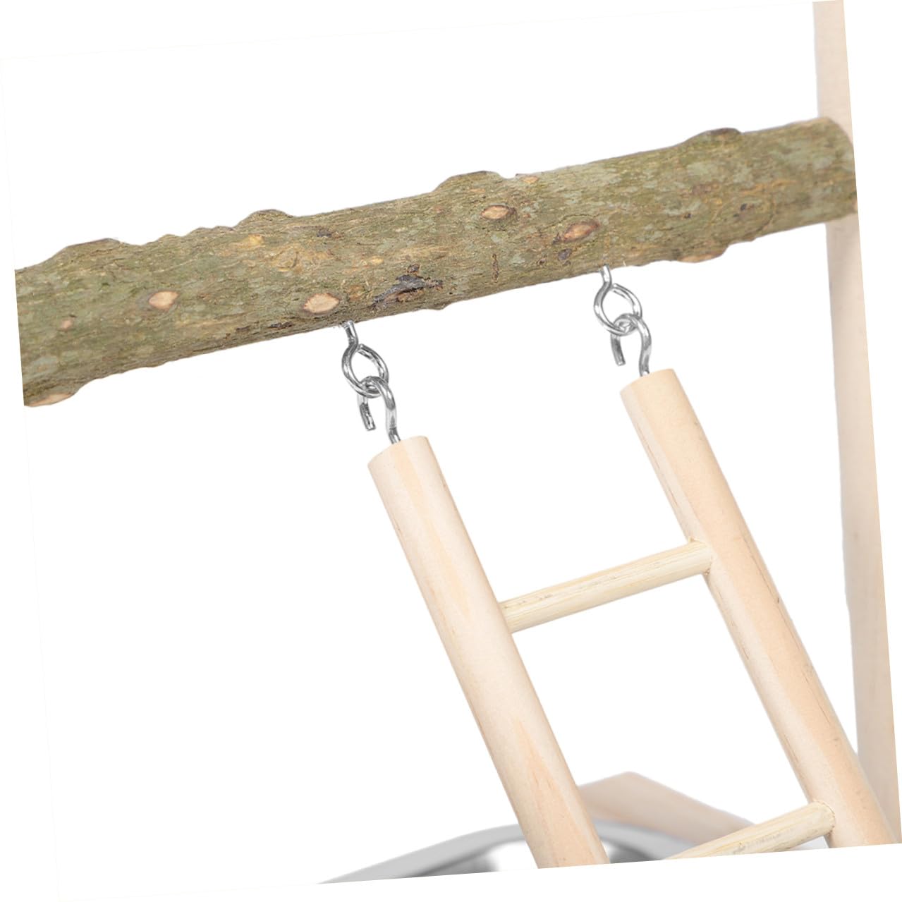 Toddmomy Parco Giochi per Pappagalli con Supporto da Pavimento in Plastica Stabile, Gioco Interattivo Elegante per Pappagalli e Cocorite, per Decorazione della Casa