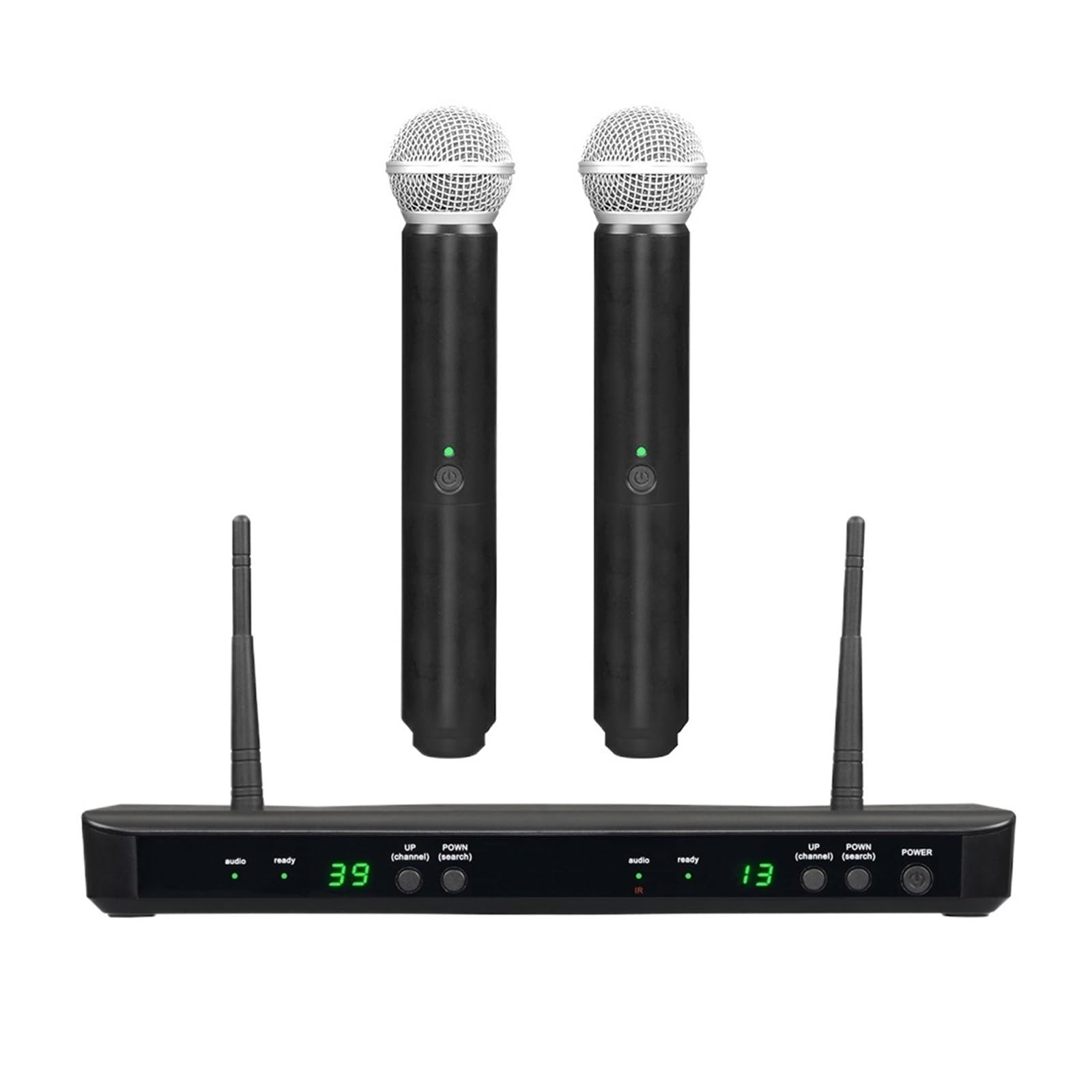 De Micrófono Vocal Inalámbrico De Mano Dual con Dos BETA58A For Presentaciones En Vivo Y Grabación