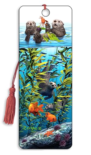 3D Sea Otter Bookmark Featuring The Artwork of Royce B Mcclure