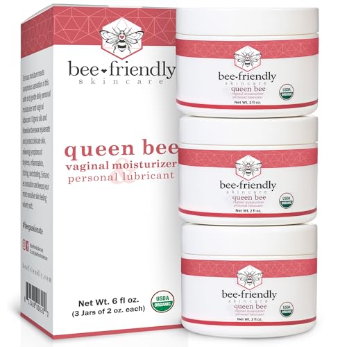 BeeFriendly® Organic Vaginal Moisturizer, USDA Certified, 6 oz (3 Jar Box)
