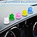 Sixzoo 14 PCS Mini Frog Car Dashboard Decorations, Funny Frog Car Accessories, Adorable Mini Frogs Figurines, Cute Cars Decor with Adhesive Sticker, Rearview Mirror Ornaments