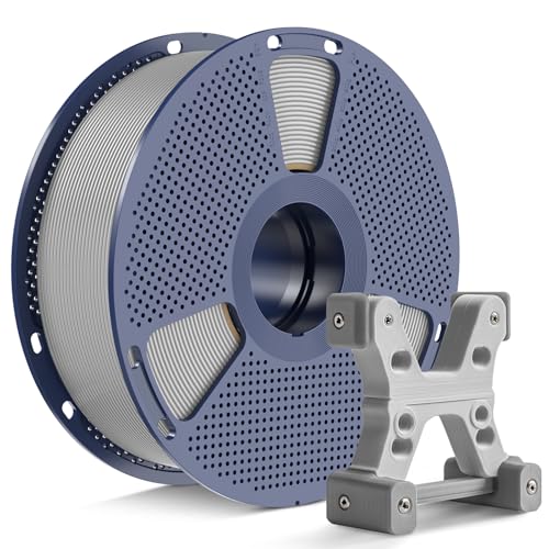 PETG Filament 1.75mm - 1kg(2.2lbs) SUNLU PETG 3D Printer Filament, Reusable Spool Compatible with Bambulab Refill Filament, 1.75mm Dimensional Accuracy +/- 0.02mm, Space Grey C-petg-1kg-spac