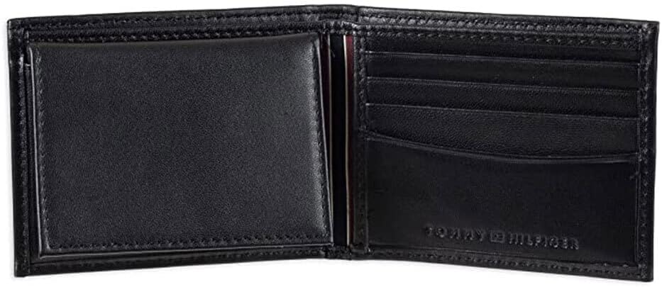 Tommy Hilfiger Men's Slim Leather Bifold Passcase Wallet with Removable ID Window - Image 2