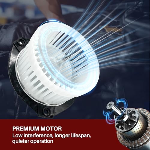 Image of 700109 AC Heater Blower Motor Fan Assembly Fit for Buick Rainier 2004-2007, for Chevy Trailblazer 2002-2005, for Gmc Envoy 2002-2005, for Saab 9-7x 2005-2007