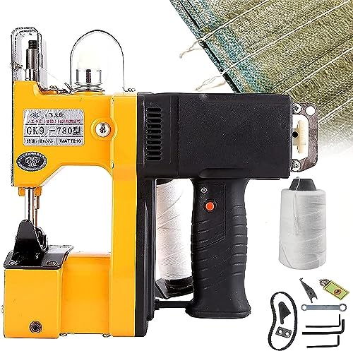 YAOJIA Máquina de Cierre de Bolsas, máquina de Coser portátil for Bolsas Tejidas, de Papel y de plástico, automática for Bolsas Tejidas.