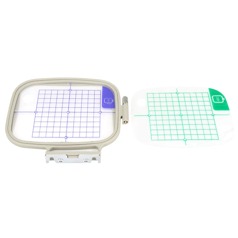 Zestaw tamborków do haftowania 4 szt. Wymienna ramka tamborka z regulowanymi śrubami Wyraźne oznaczenia siatki dla PE700 PE770 PE780D Innovis Babylock Plastik 25x60mm 100x100mm