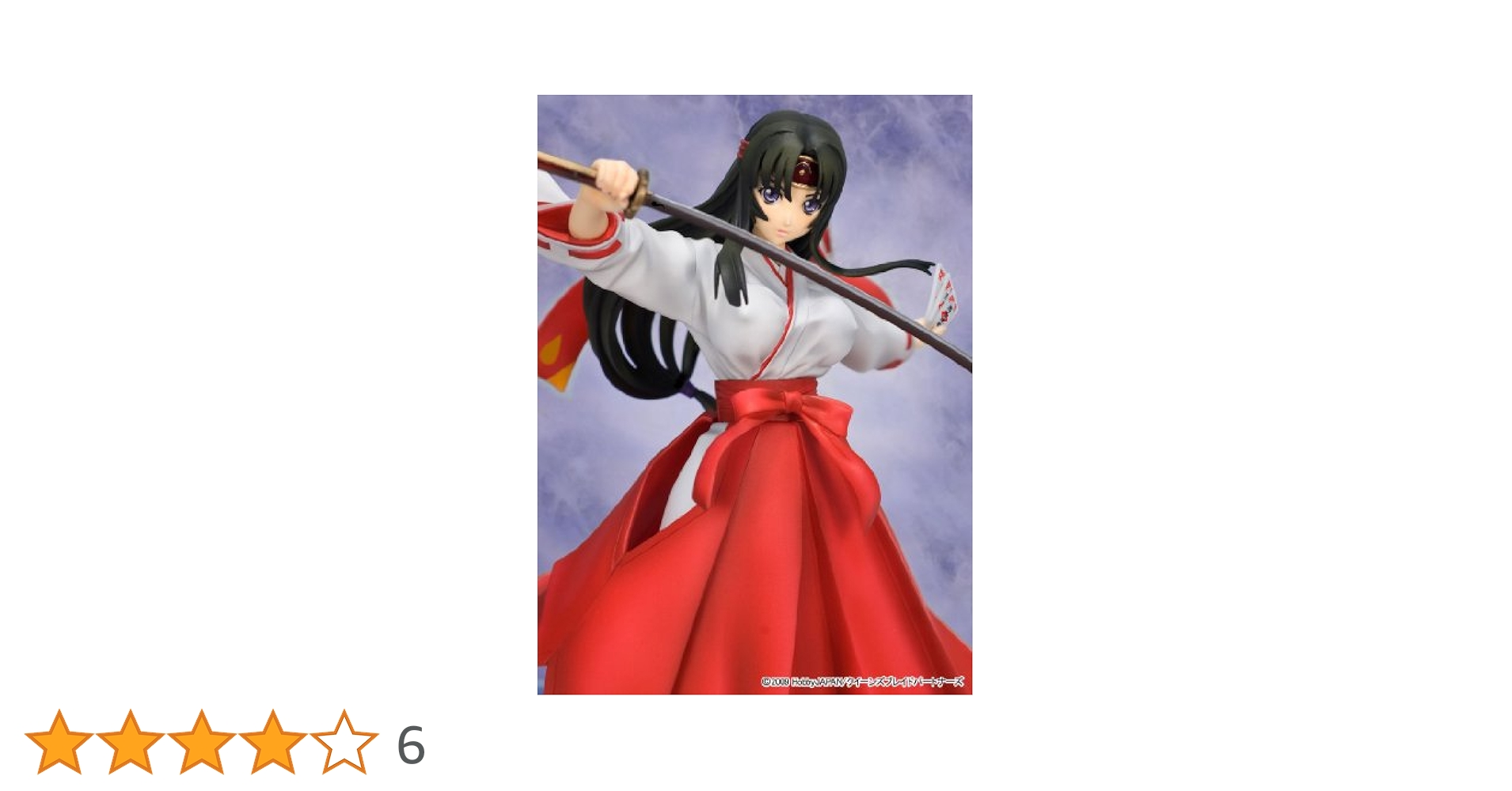 Amazon | クイーンズブレイド 武者巫女トモエ (ノンスケールPVC