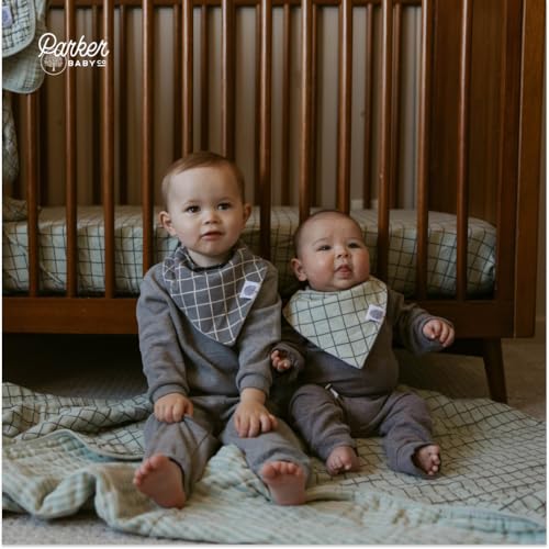 Image of Parker Baby Soft & Durable Fitted Baby Crib Sheets | Snug Fit for Standard Crib Mattresses | Machine Washable, Fade-Resistant & Modern Nursery Designs