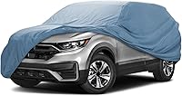 Vista 10 de iCarCover - Funda de auto SUV de 18 capas de alta calidad, impermeable, resistente a todo clima, protección UV, resistente a la nieve y al polvo