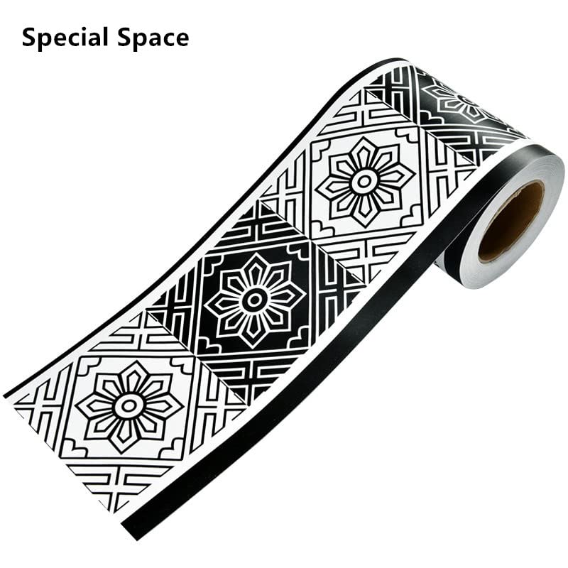 Cenefa Adhesiva Para Pared Esquinas estéreo, esquina, pasillo, borde, pared, autoadhesivo, cintura, pegatina impermeable, azulejo, zócalo, pegatinas de pared(1003)