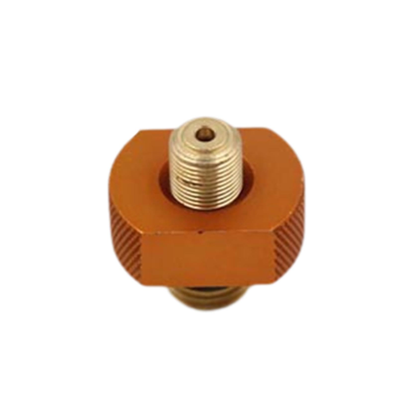 bnf®camping furnace adapter tank input converter for backpacking, camping & fishing - universal portable stove connector, 1/4" npt to 3/8" bsp thread, lightweight & durable