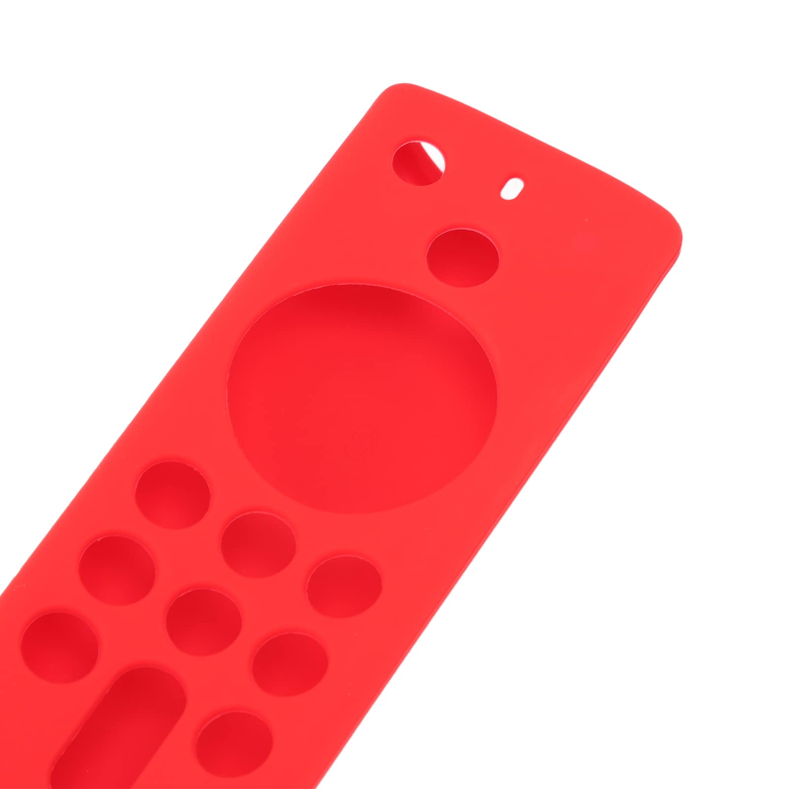 Funda Protectora para Fire TV Stick, Funda de Silicona Antideslizante para Mando a Distancia con Práctico Cordón, 3.ª Generación (Rojo)