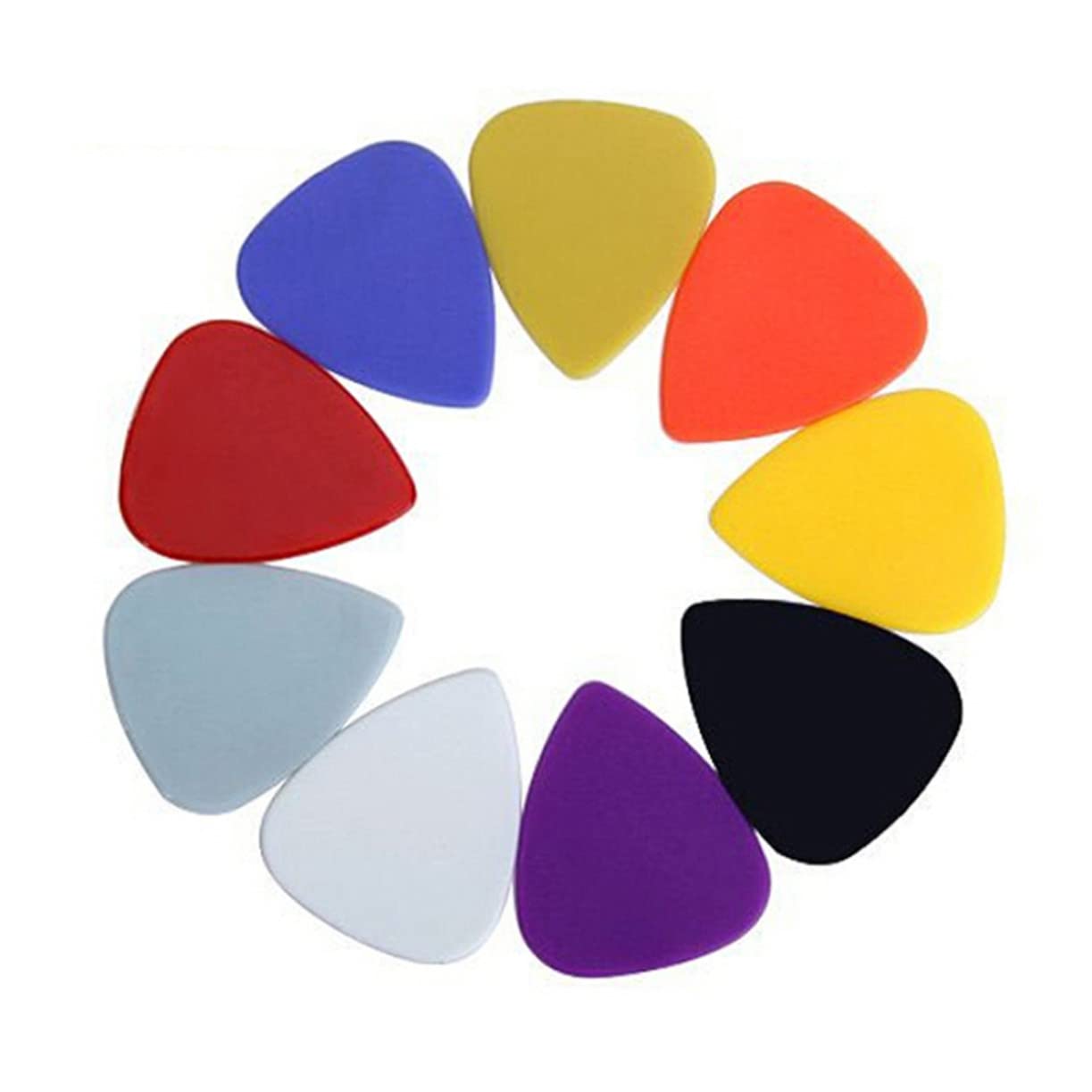 ibasenice 300pièces Médiators Universels Plastique Pour Guitare Acoustique Et Électrique Couleurs Aléatoires Épaisseur Exceptionnel Et Précision De Jeu