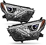 ACANII - For [Factory Halogen] 2016-2018 Toyota RAV4 RAV-4 Projector Headlight Headlamp Assembly, Driver & Passenger