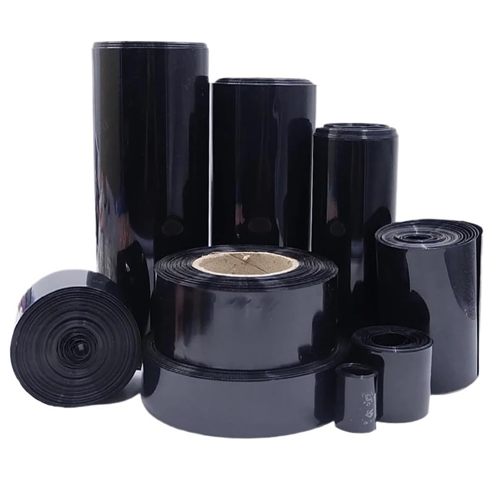 Guaina termorestringente impermeabile, Tubo di protezione del manicotto del cavo della guaina termorestringente in PVC di varie dimensioni(100MM*20METERS)