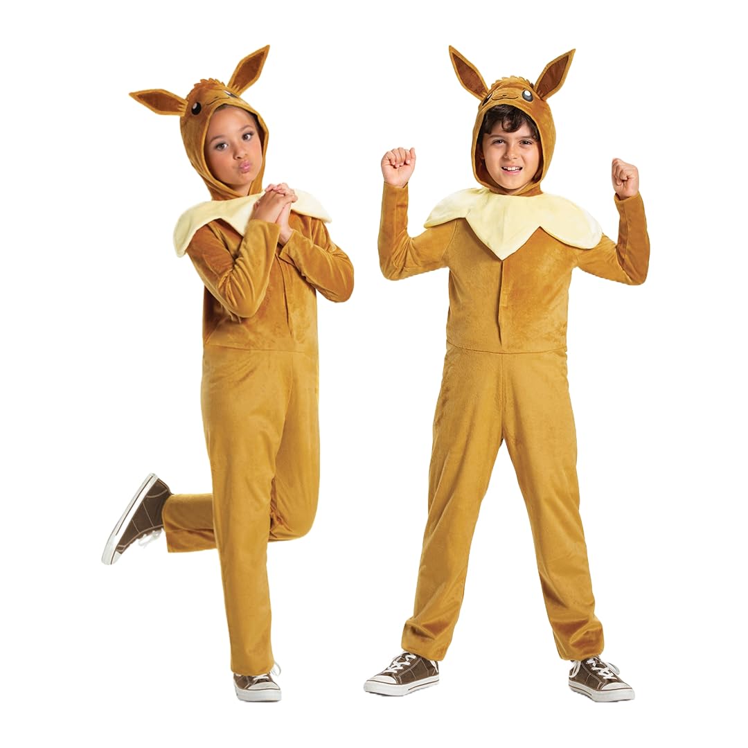 Pokemon Eevee Hooded Jumpsuit Classic Costume