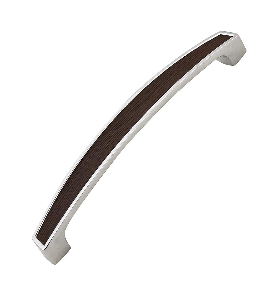 e-Hardware Tools: Door Handles for Main Door Main Door Handle Glass Door Handle Cabinet Handle Pull for Kitchen and Doors Wood Finish Handles (Pack of 1 Piece Only) (160 mm, Chrome + Wengi) (B08RXSJJ92) Amazon Price History, Amazon Price Tracker